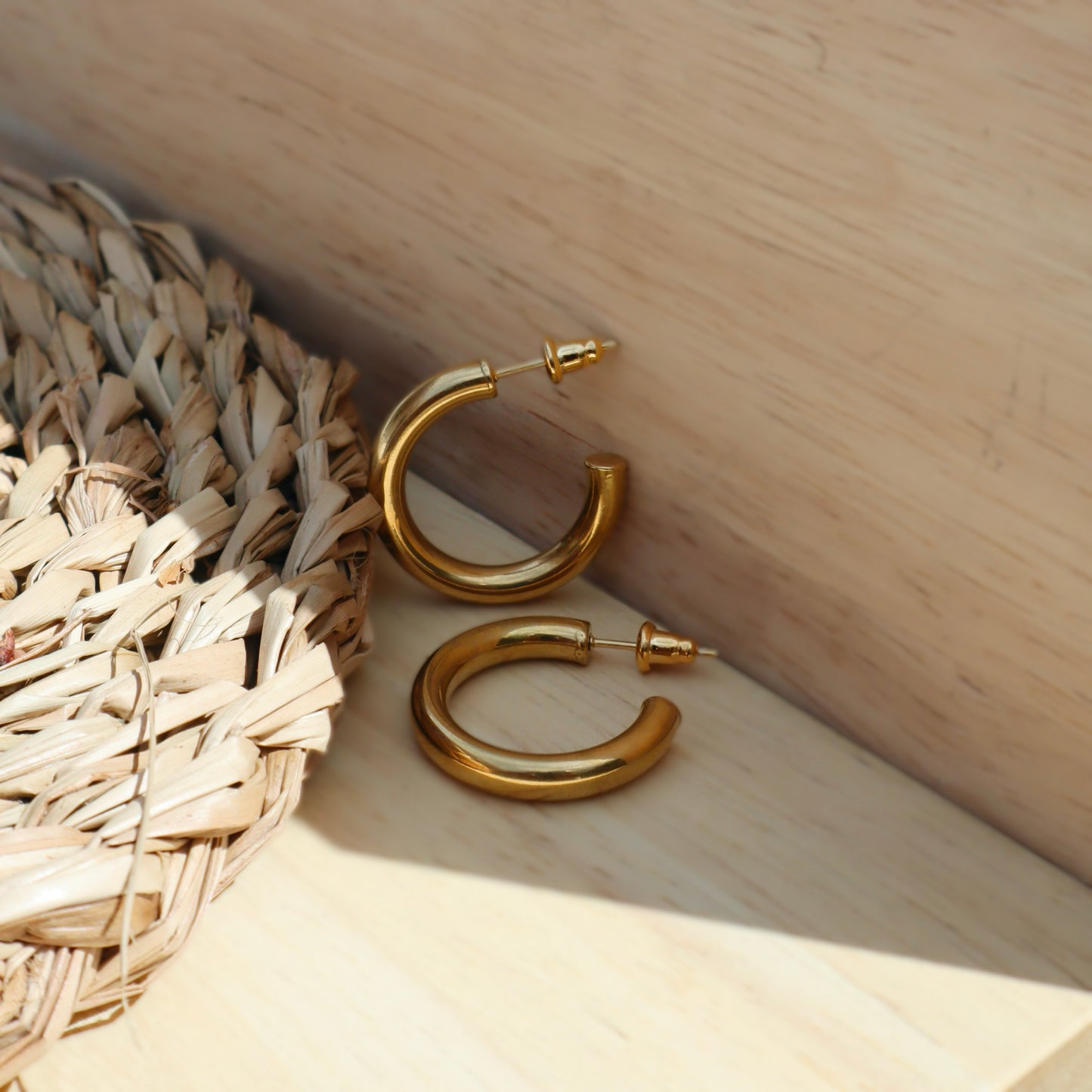 Safia Classic Hoops (25mm) - Asanti by Koi