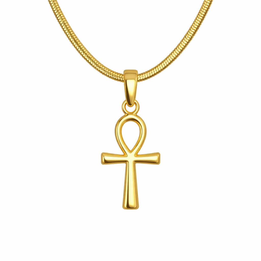 Sacred Ankh Necklace | 18K Gold Ankh Necklace by Asanti By Koi