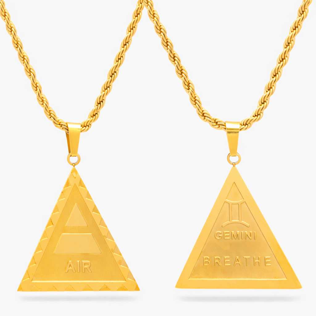 Gemini Air Zodiac Necklace