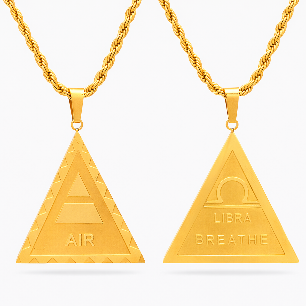 Libra Air Zodiac Necklace