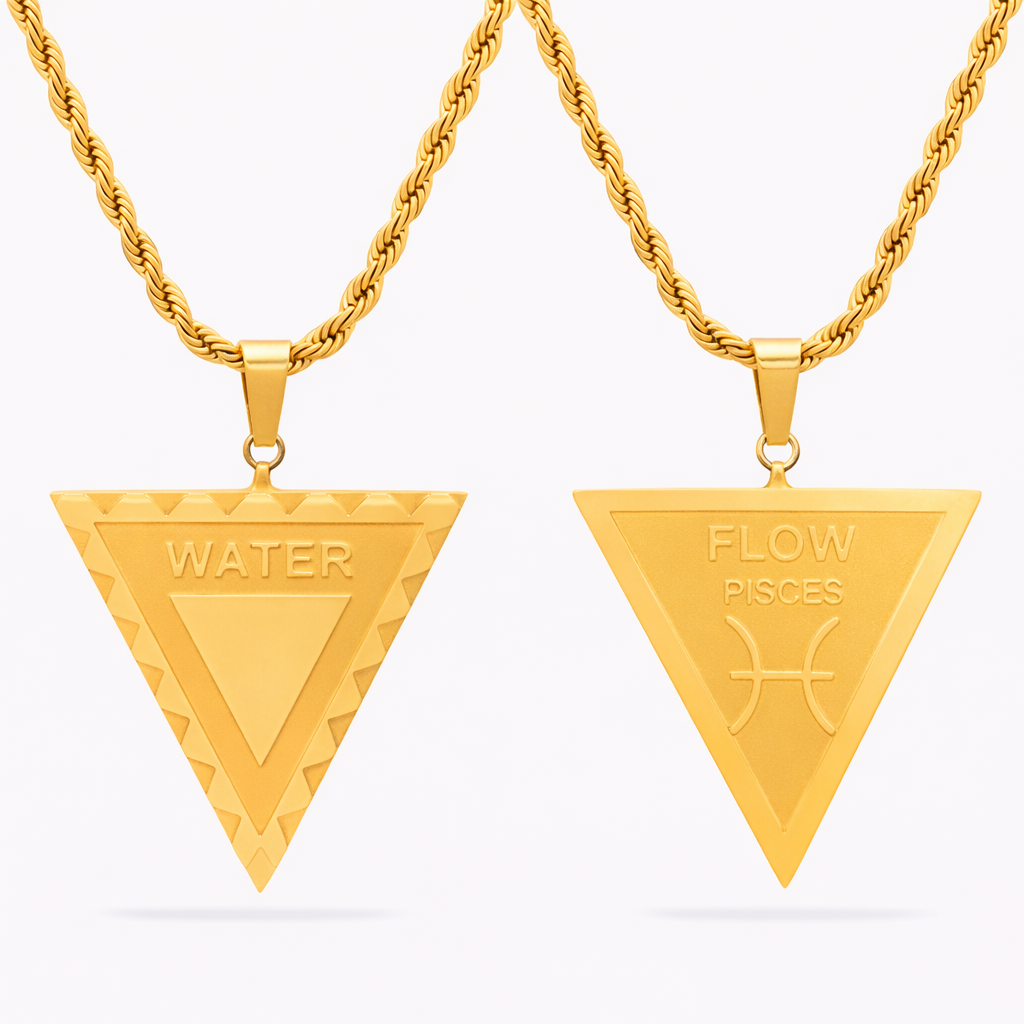Pisces Water Zodiac Necklace