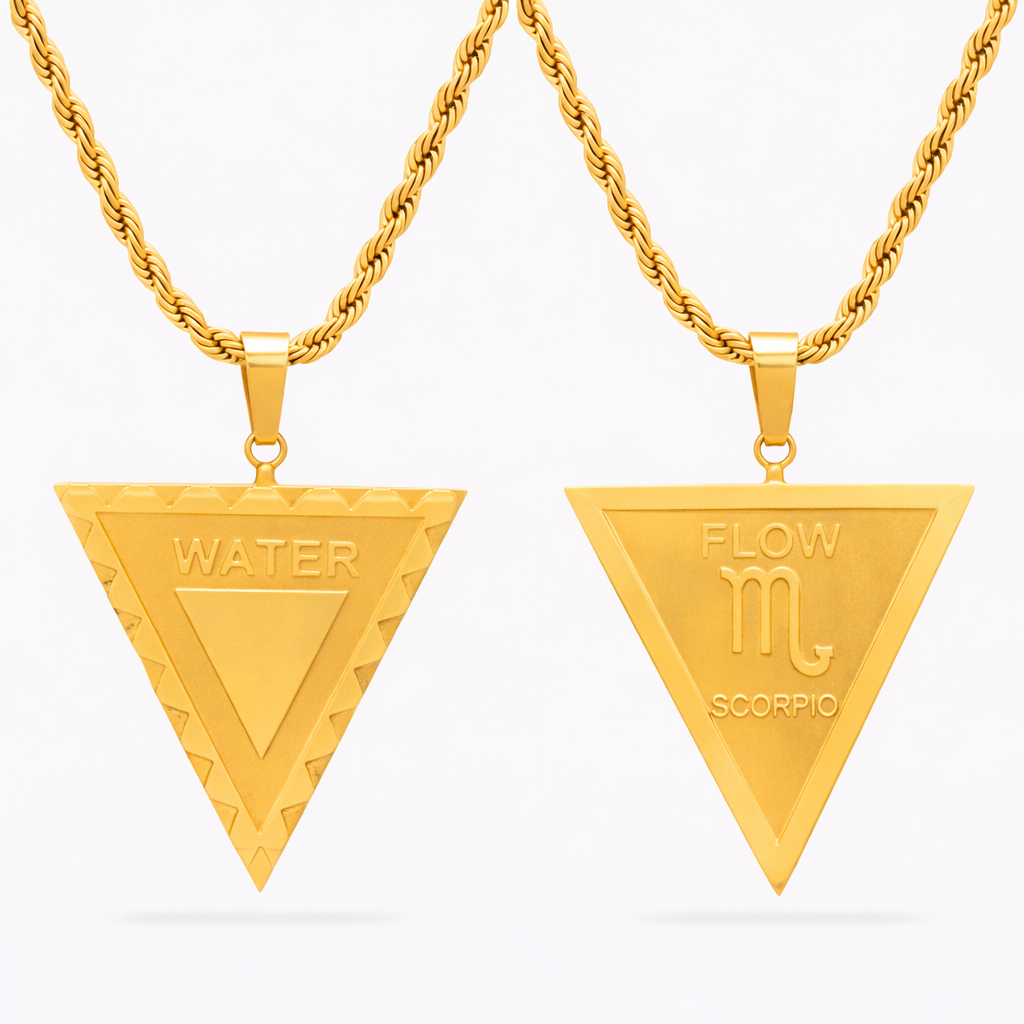 Scorpio Water Zodiac Necklace
