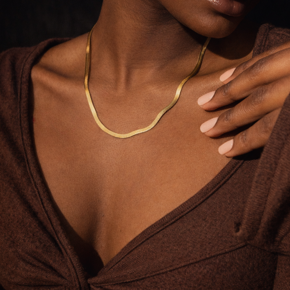 KARIBU Herringbone Chain 4MM