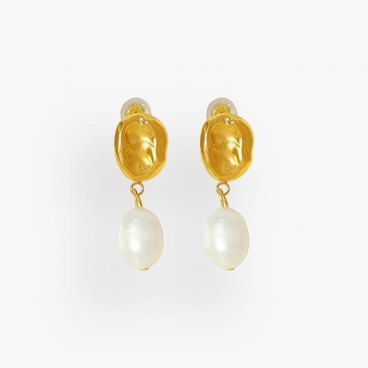 Lulu Moja Pearl Earrings - Asanti by Koi