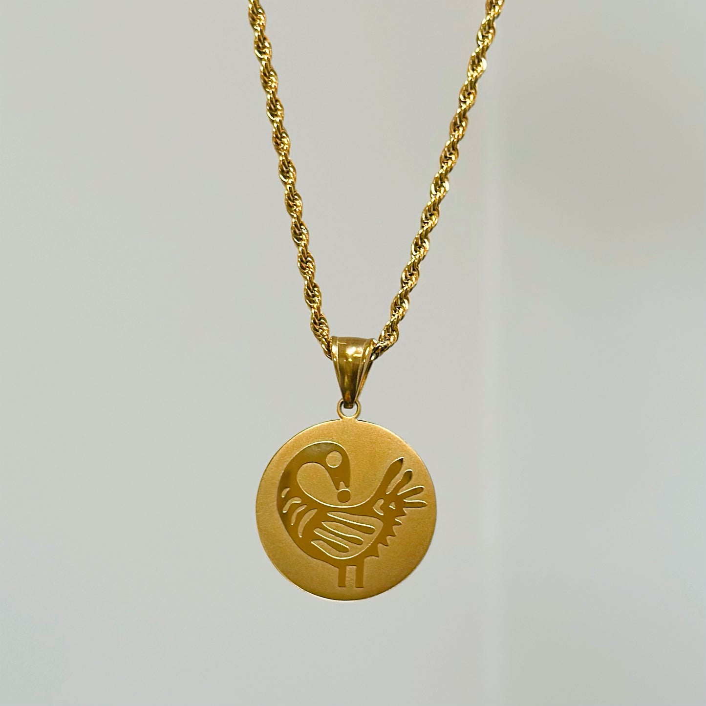 Sankofa African Sacred Symbol Necklace - Asanti by Koi