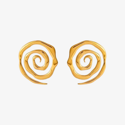 Sacred Spiral Earrings - Asanti by Koi