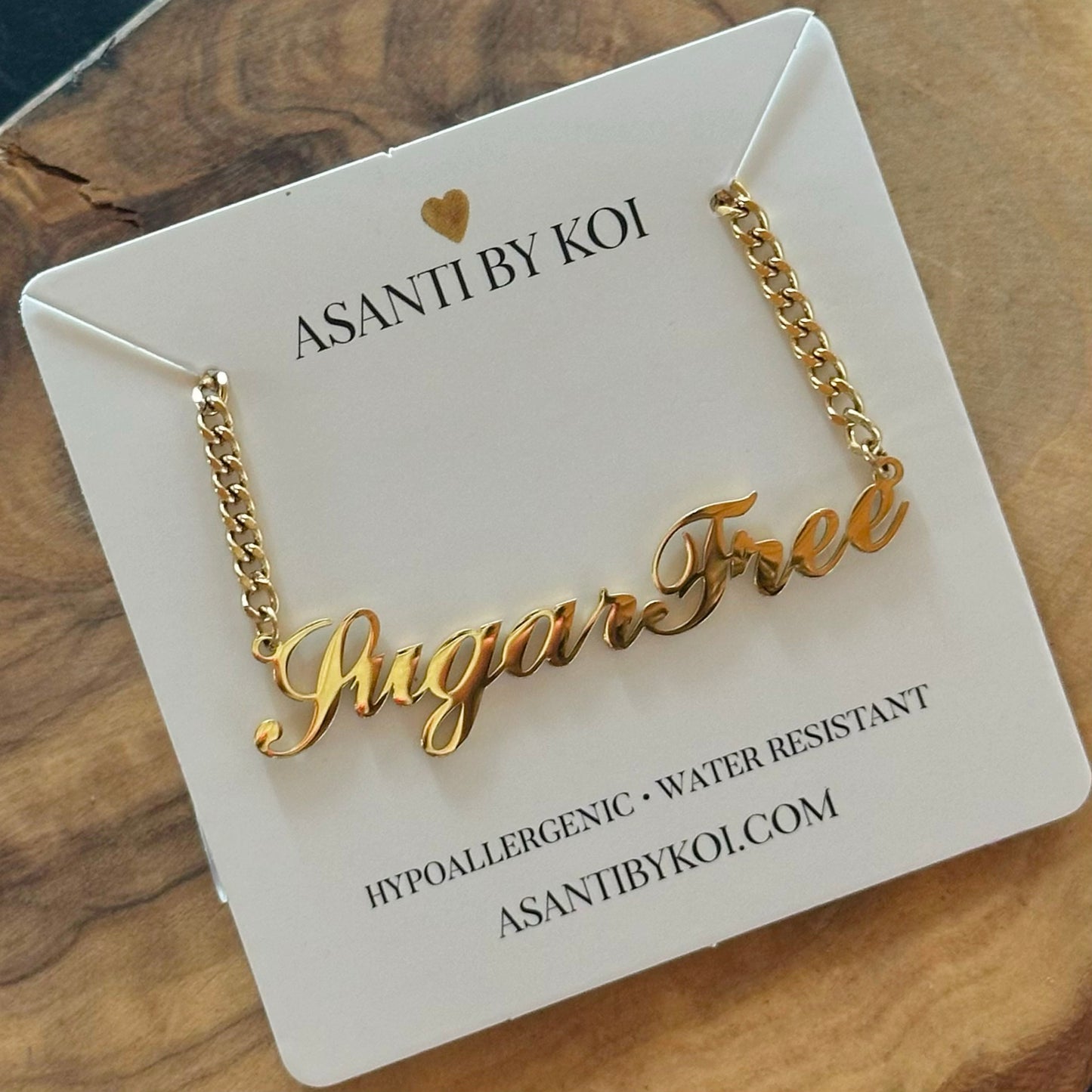 Custom Name OR Message Necklace - Asanti by Koi