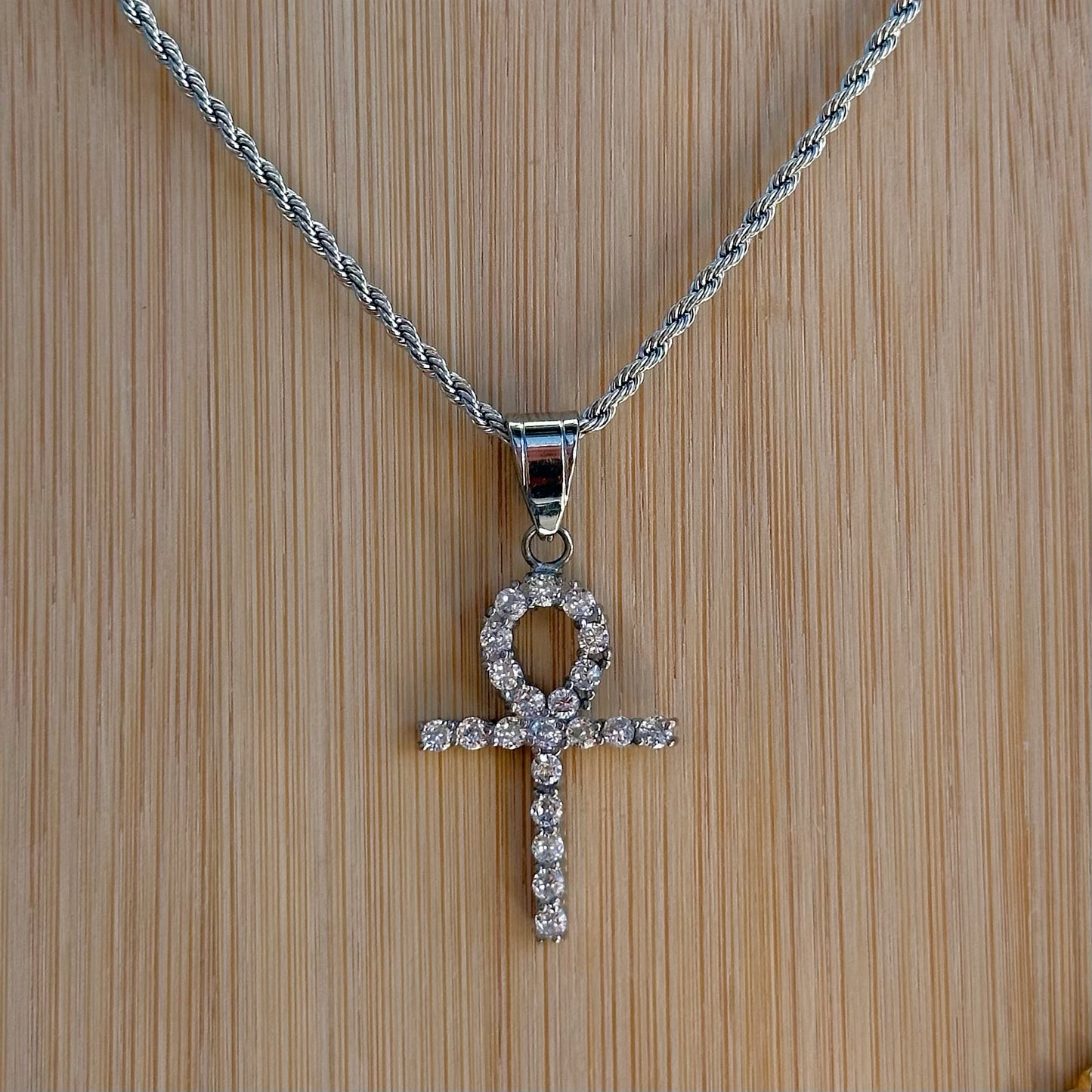 Shiny Ankh Key Of Life Necklace - Asanti by Koi