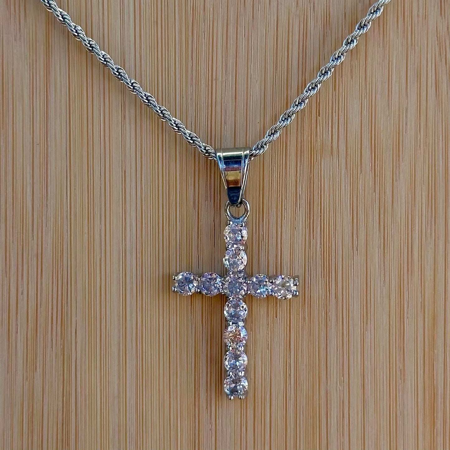 Mens Cross Necklace - Asanti by Koi