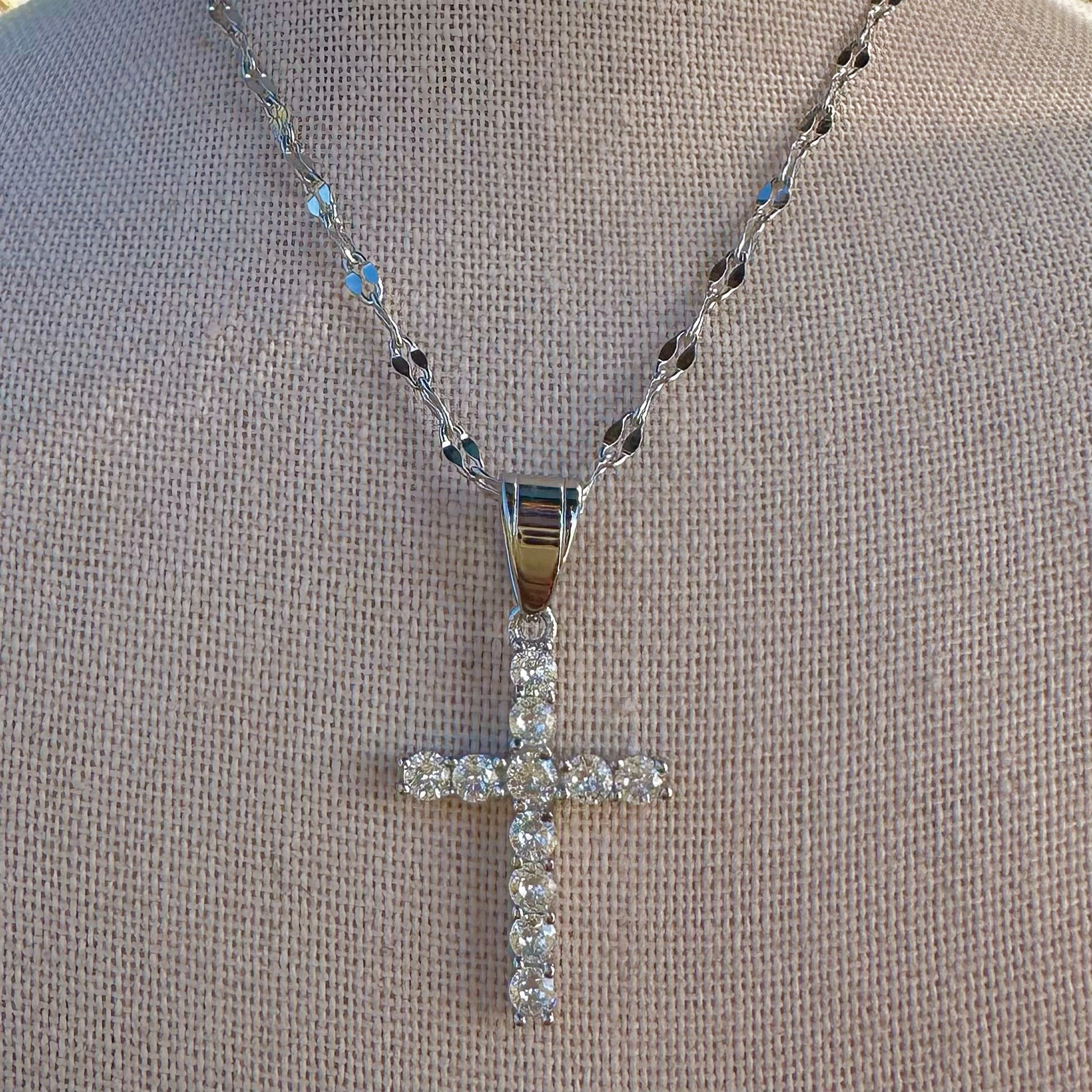 Sparkle Cross Necklace - Asanti by Koi