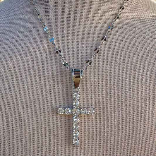 Sparkle Cross Necklace - Asanti by Koi