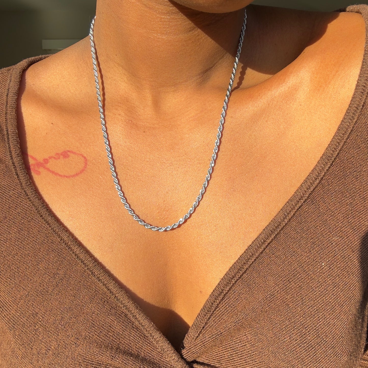 BARAKA Classic Rope Chain Silver