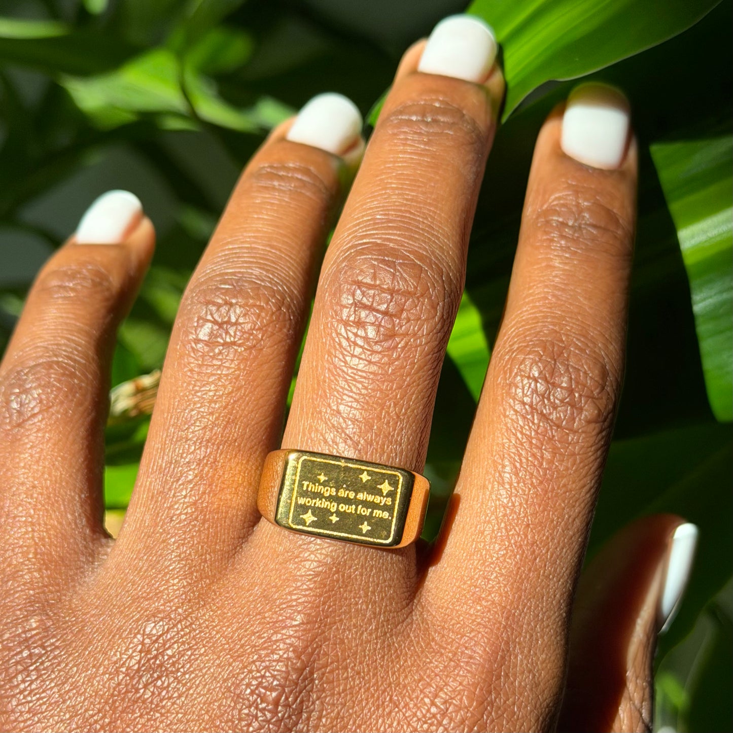 Things Are Always Working Out For Me Ring