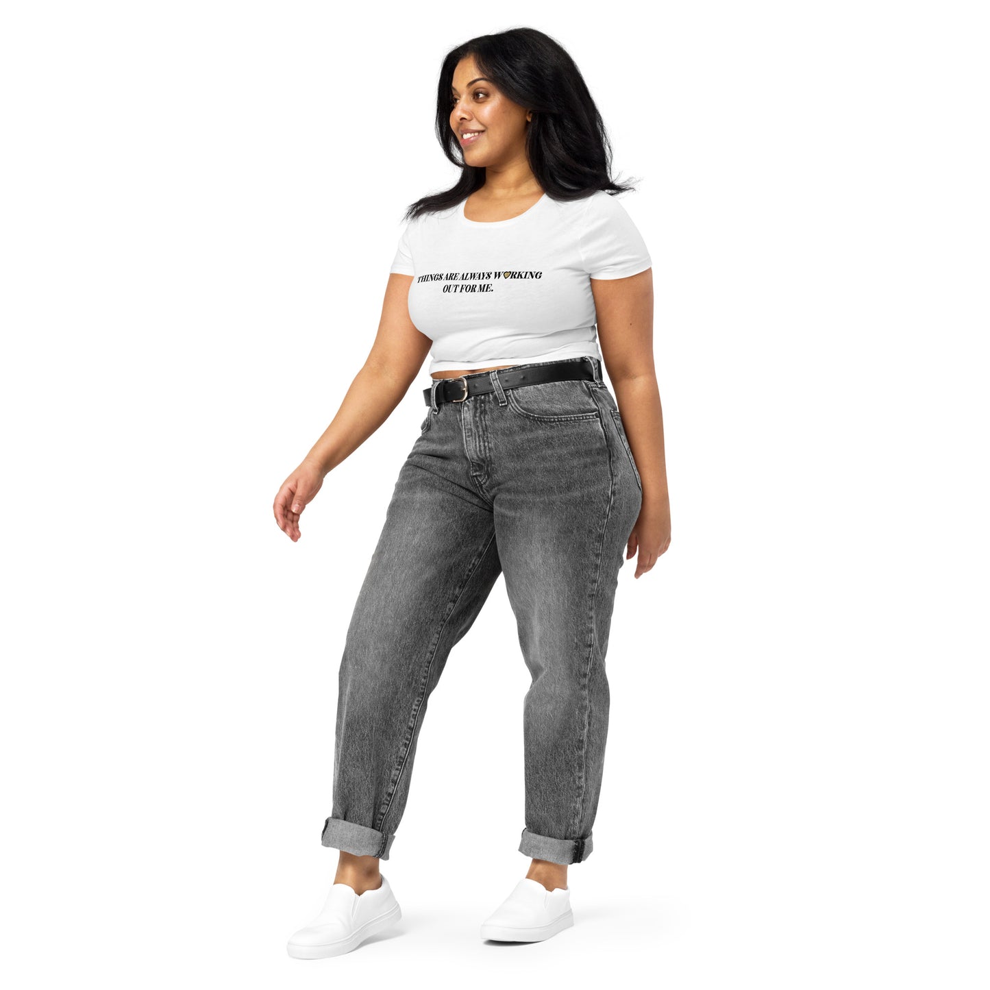 Things Are Always Working Out For Me Women’s Crop Top - Asanti by Koi