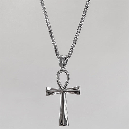 Asanti by Koi Necklaces Ankh Key Of Life Necklace SILVER