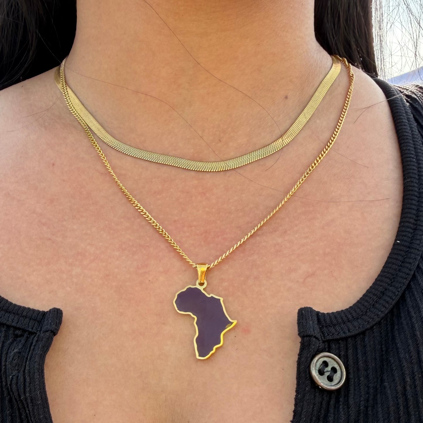 Africa Motherland Necklace -Cocoa - Asanti by Koi