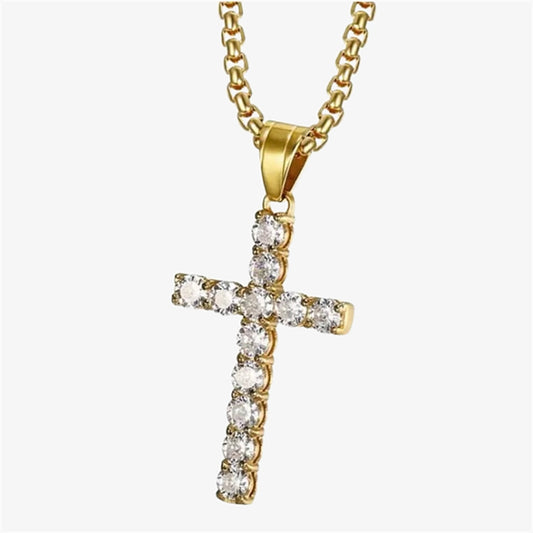 Mens Cross Necklace