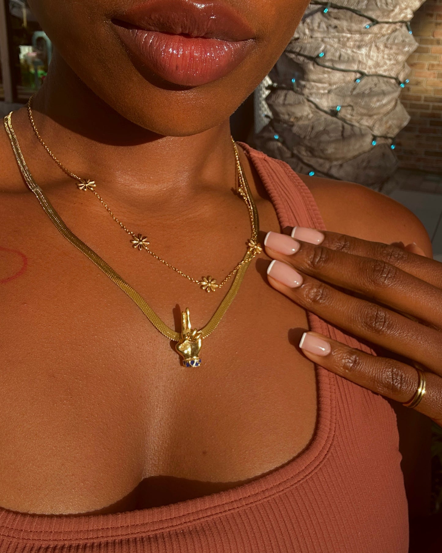Kemetic Peace Sign Unisex Necklace
