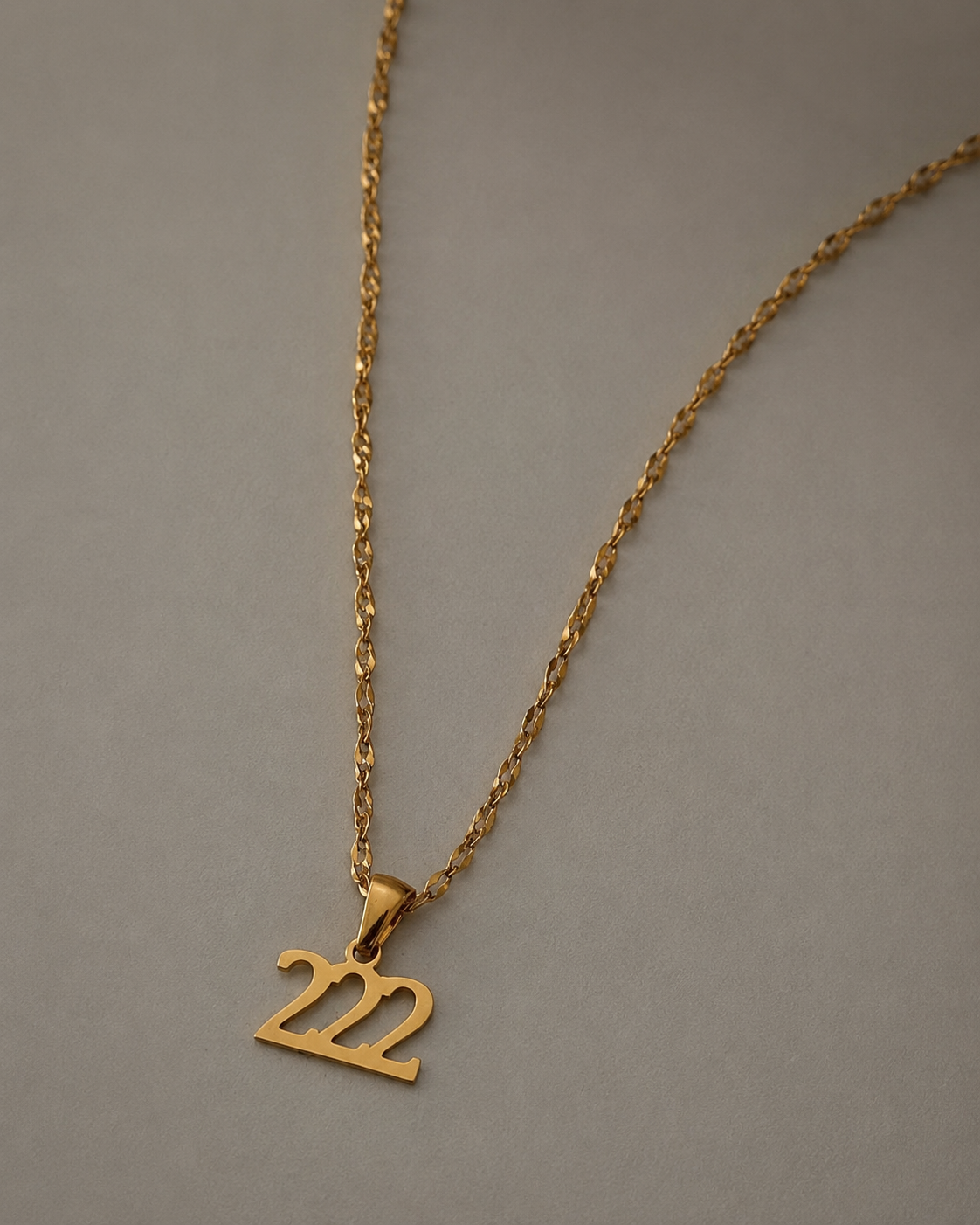 Dainty Angel Number Necklace - Asanti by Koi