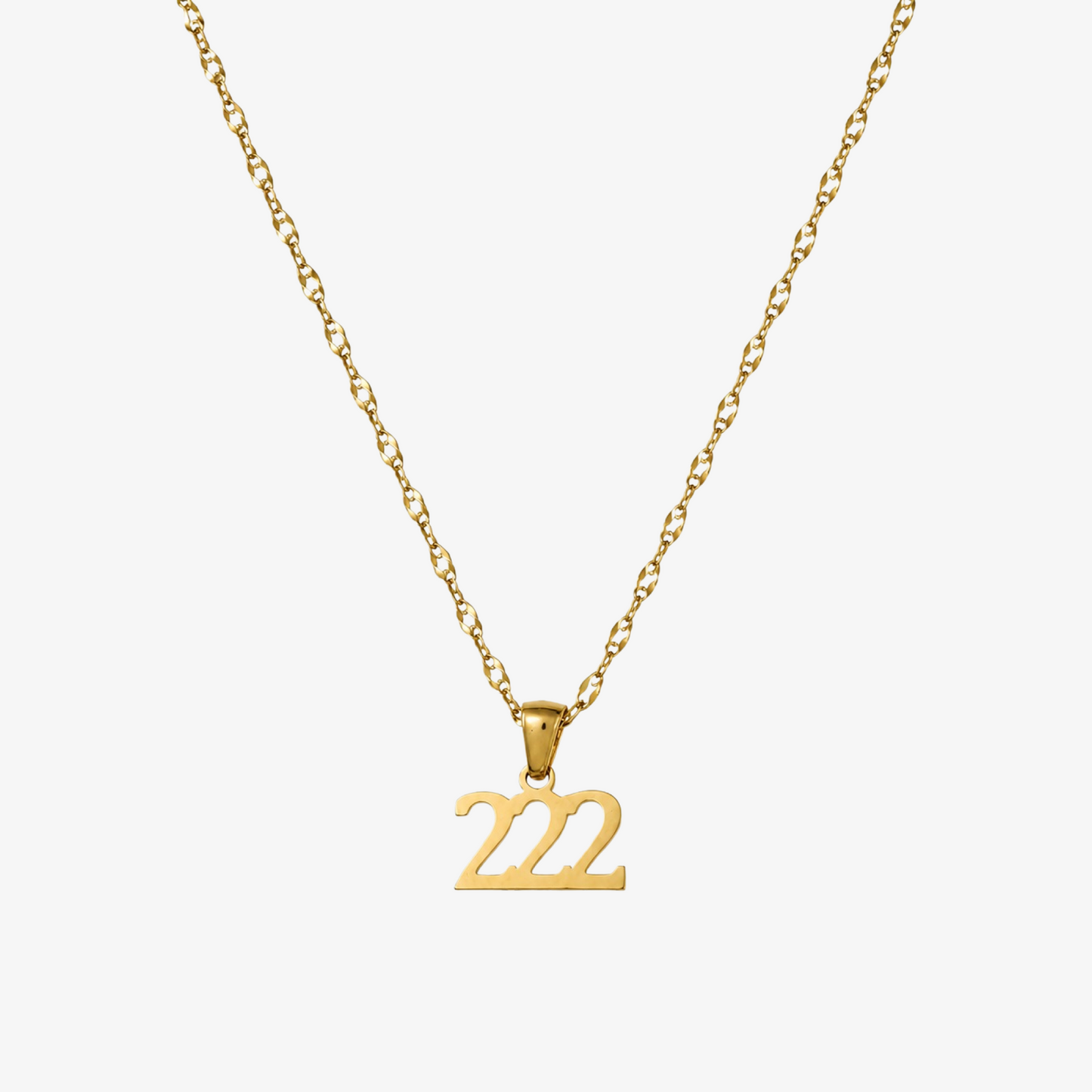 Dainty Angel Number Necklace - Asanti by Koi