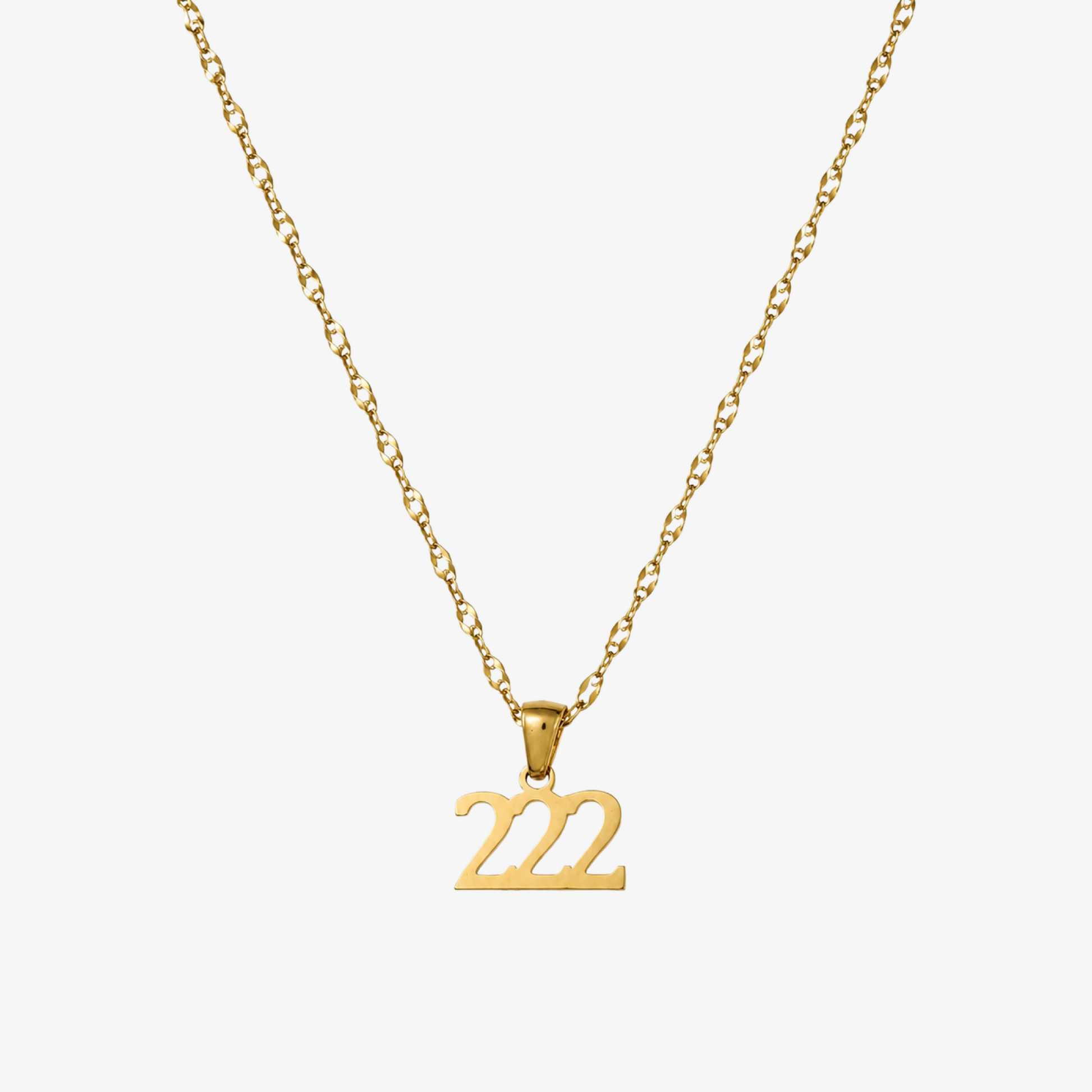 Dainty Angel Number Necklace - Asanti by Koi