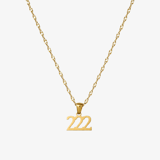 Dainty Angel Number Necklace