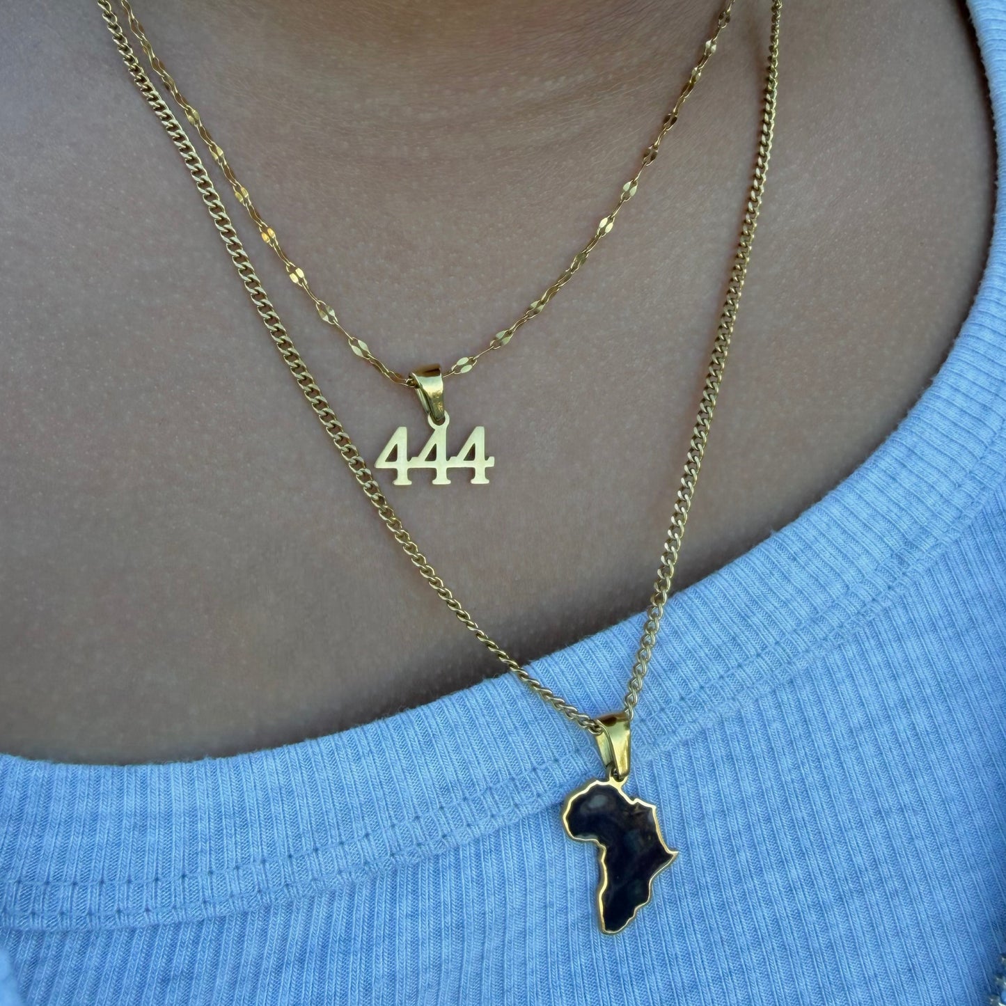 Dainty Angel Number Necklace - Asanti by Koi
