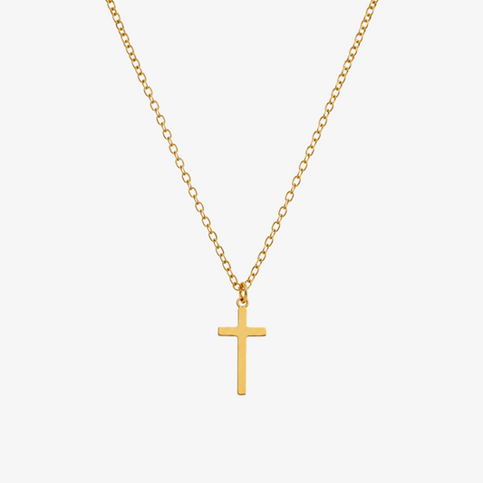 The Imani Mini Cross Necklace - Asanti by Koi