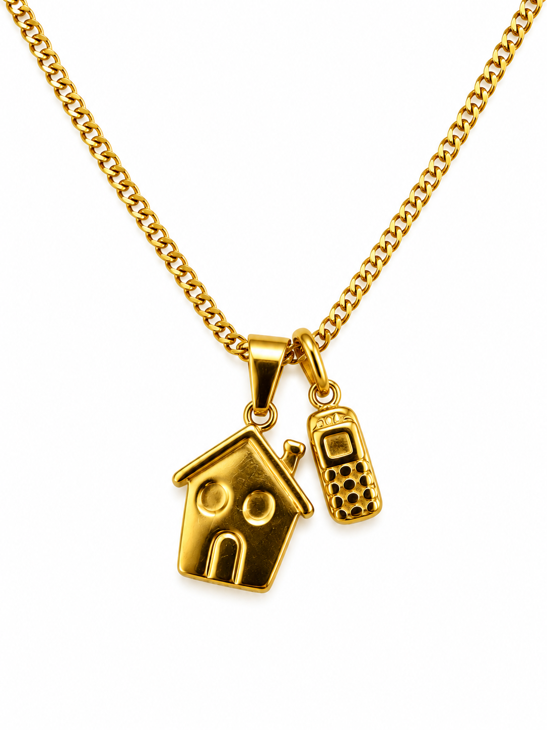 House x Cell Phone Necklace