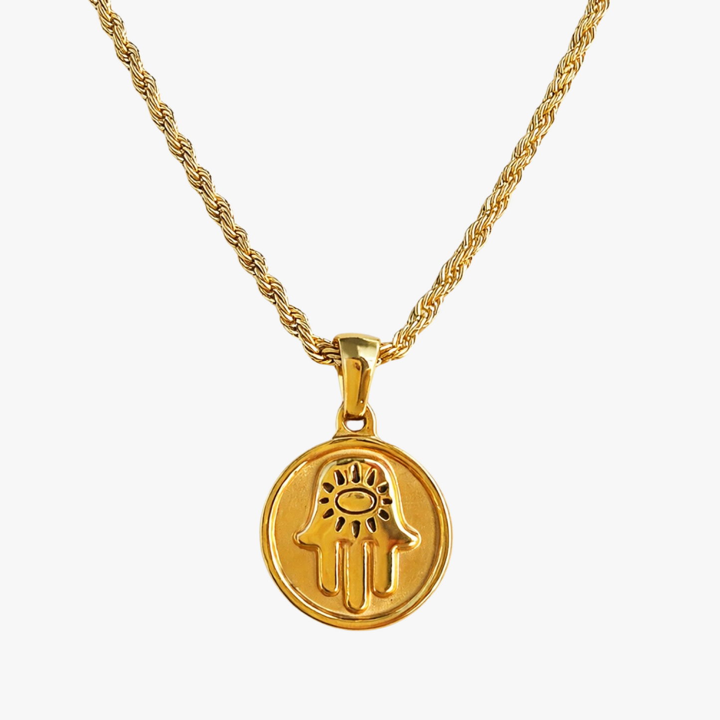 Divinely Protected Hamsa Necklace