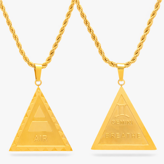 Gemini Air Zodiac Necklace