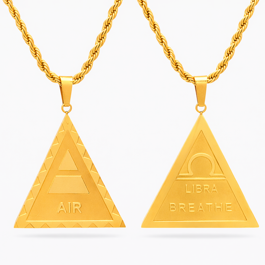 Libra Air Zodiac Necklace