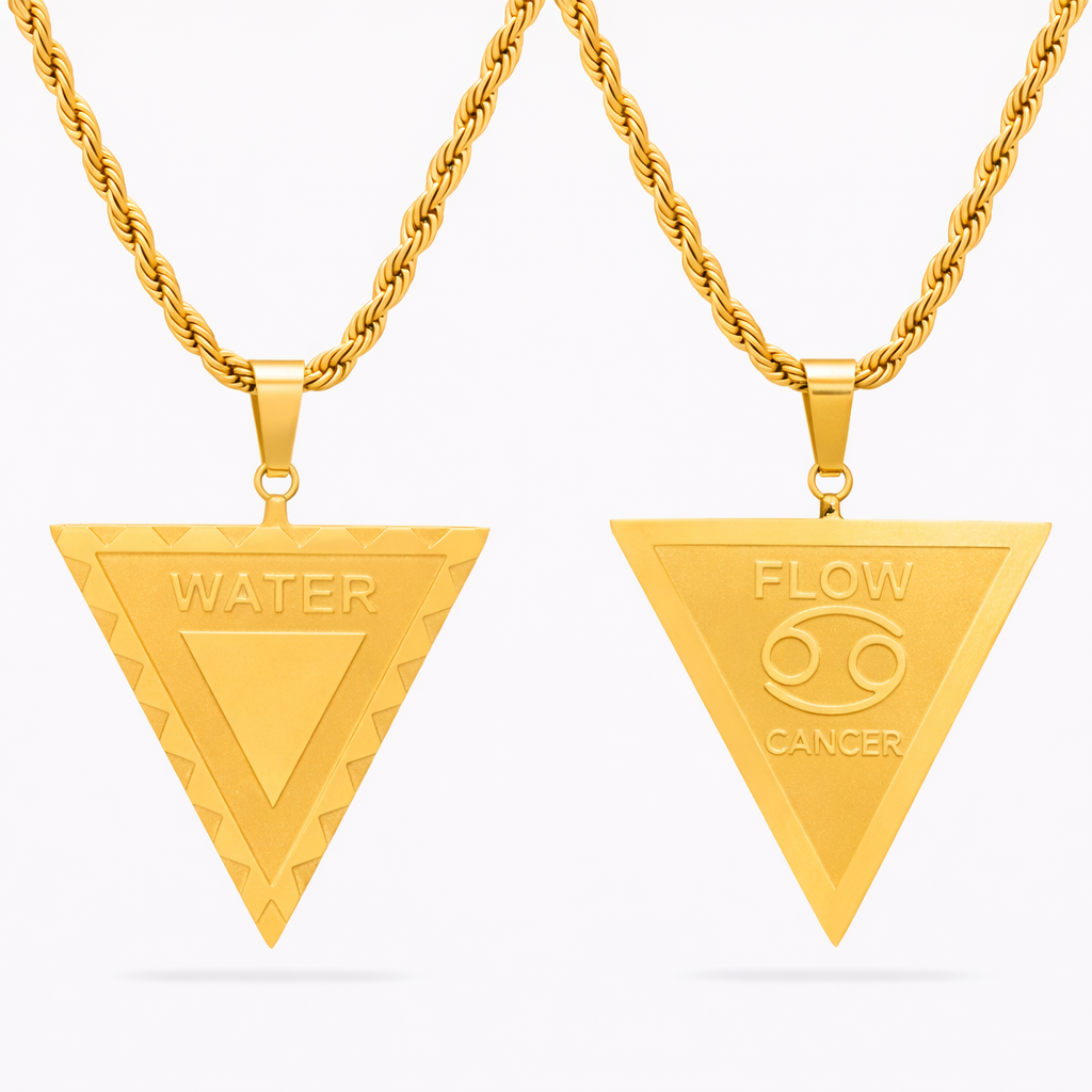 Cancer Water Zodiac Necklace