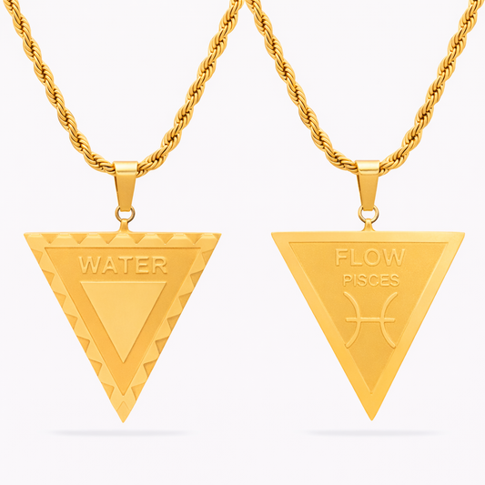 Pisces Water Zodiac Necklace