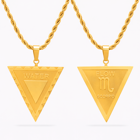 Scorpio Water Zodiac Necklace