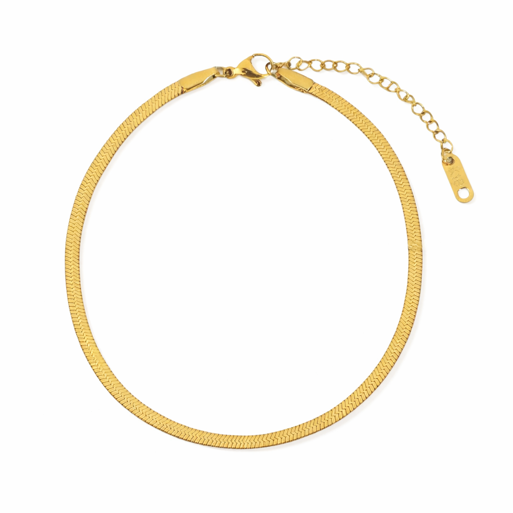 Nyororo Herringbone Anklet