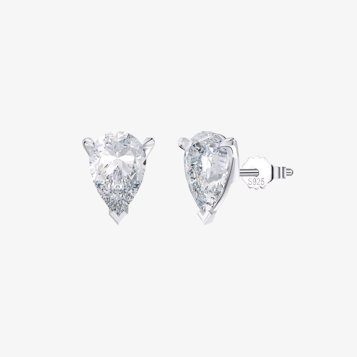 Timeless Pear Cut Studs