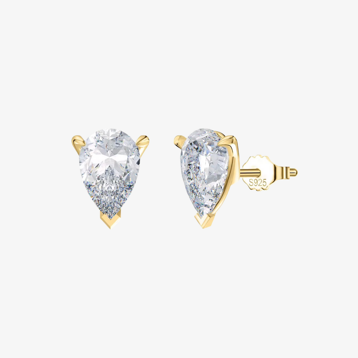 Timeless Pear Cut Studs