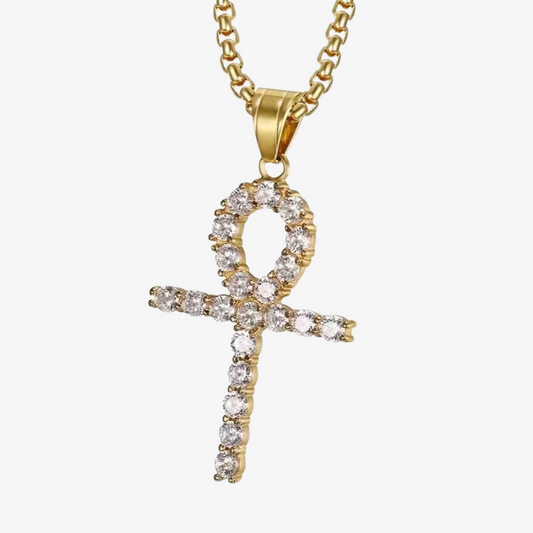 Shiny Ankh Key Of Life Necklace