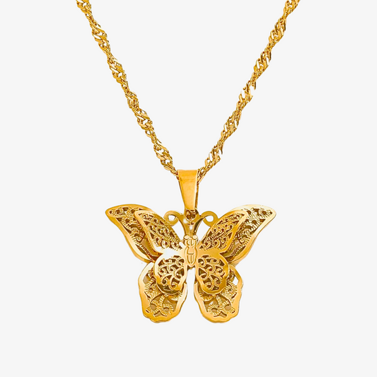 Blooming Butterfly Necklace