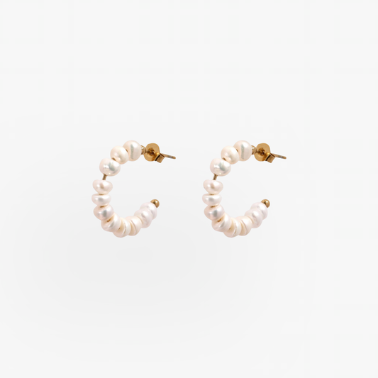 Lulu Ndogo Pearl Earrings