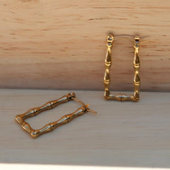 Dainty Bamboo Earrings - Asanti by Koi