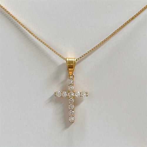 Sparkle Cross Necklace - Asanti by Koi