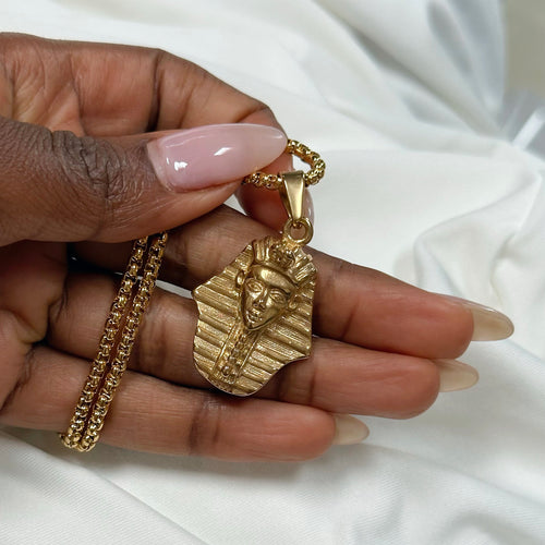 Egyptian Pharaoh King Tut Necklace (Small Pendant) - Asanti by Koi