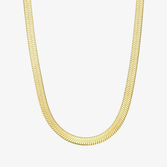 Amani Herringbone Necklace 5MM