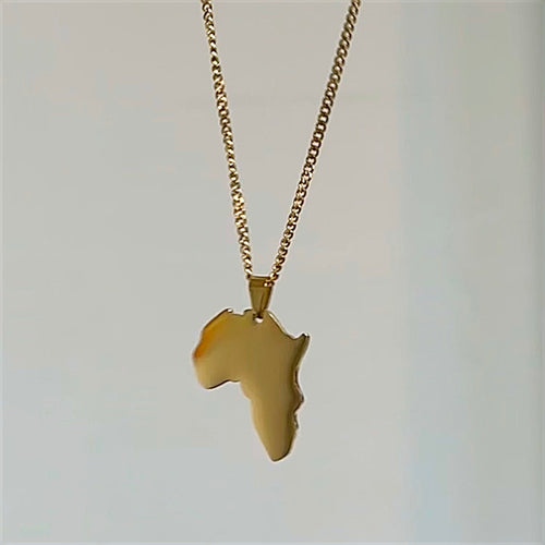 Small African Pendant  Necklace
