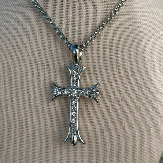 Vintage Cross Reversible 24" Necklace