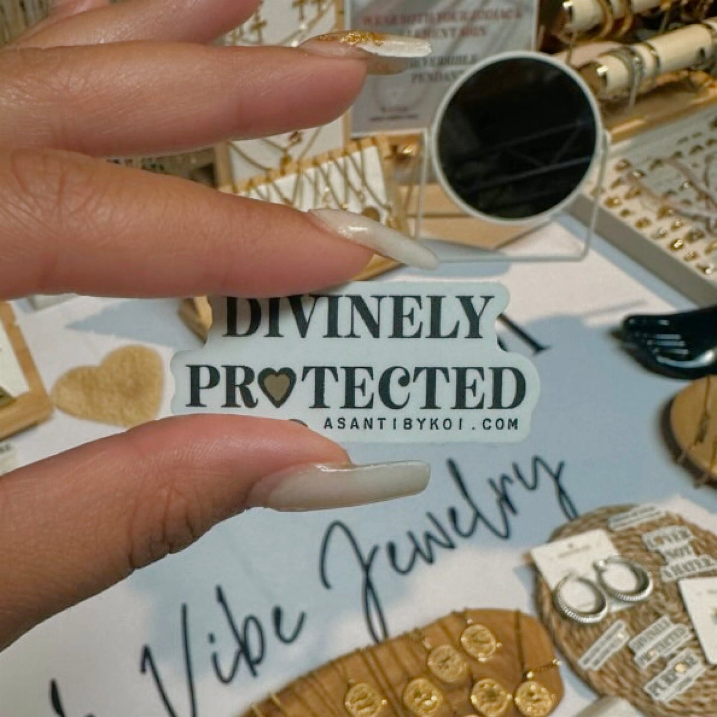 Divinely Protected Stickers (Waterproof)