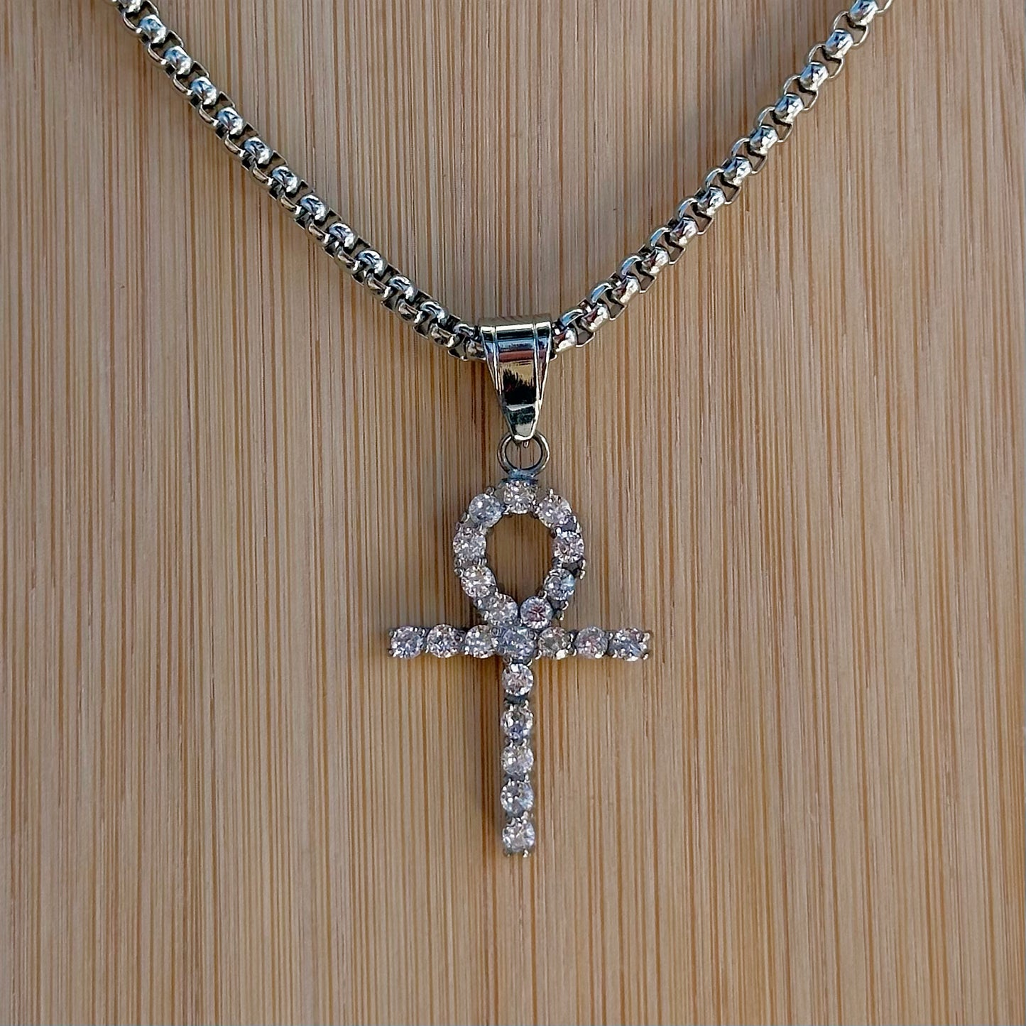 Shiny Ankh Key Of Life Necklace