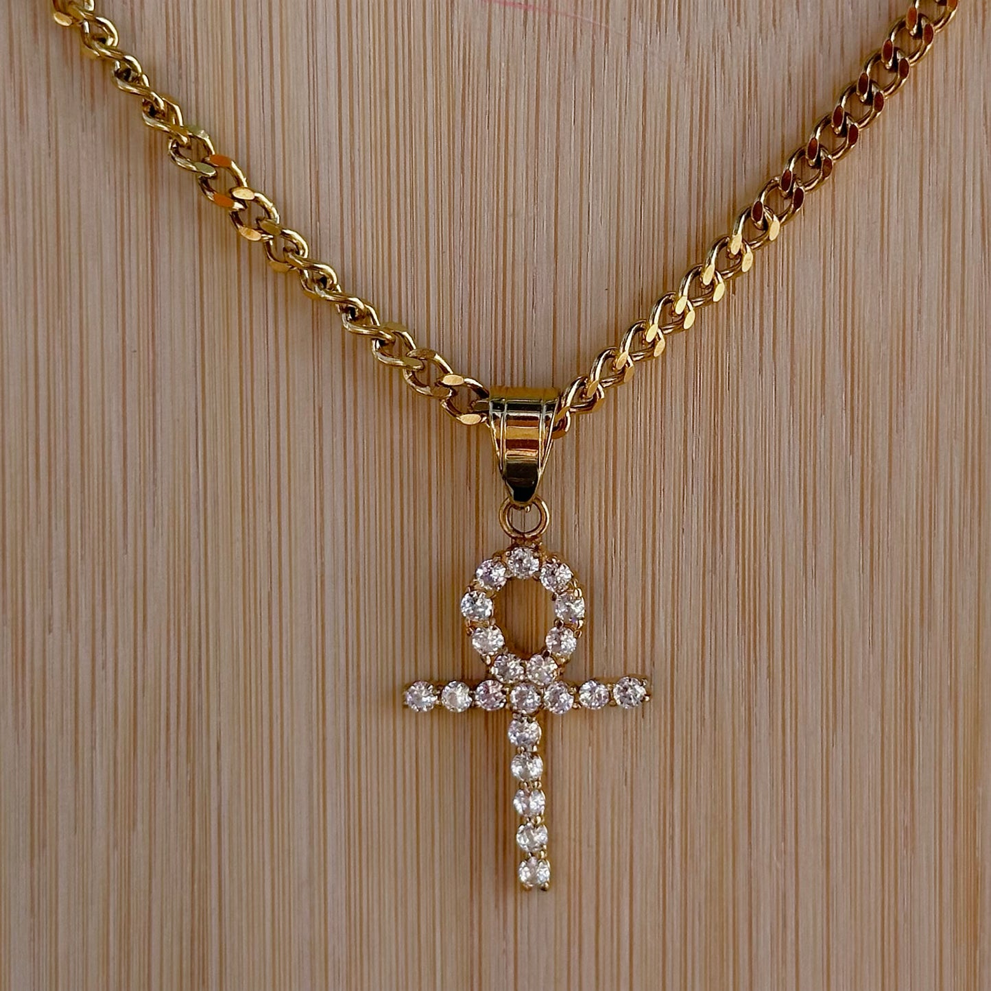 Shiny Ankh Key Of Life Necklace